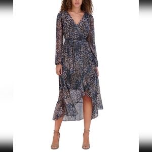 Kensie $138 Printed High-Low Midi Dress